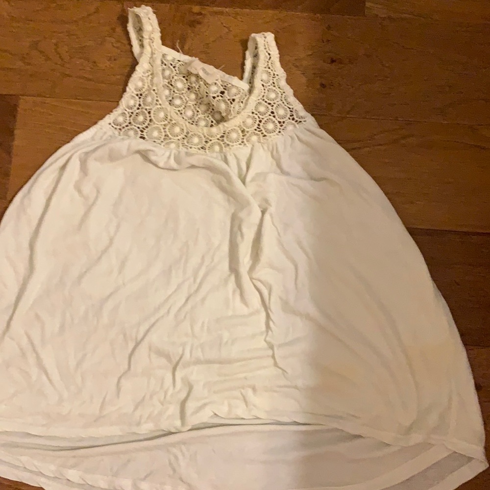 Knit detailed tank top